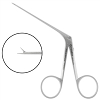 Noyes (Duckbill) Alligator Ear Forceps, Flat 8.0 Mm Serrated Jaw, 3" (7.7 Cm) Shaft, 5 1/2" (14.0 Cm) Overall